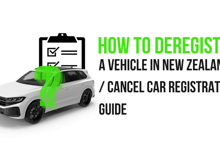 car image with check list on how to deregister a vehicle in new zealand or cancel car registration